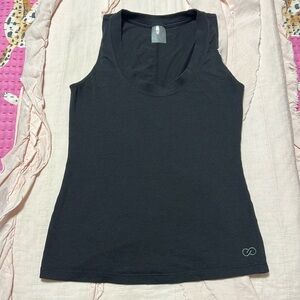 CALIA tank top xs black scoop neck